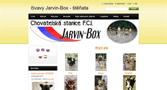 Desktop Screenshot of jarvin-box.cz