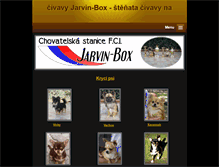 Tablet Screenshot of jarvin-box.cz